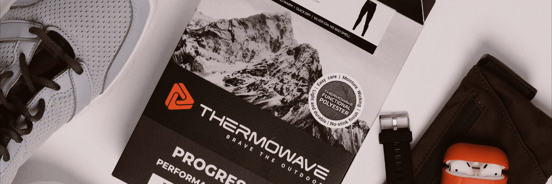 Running thermopants in the box on the table