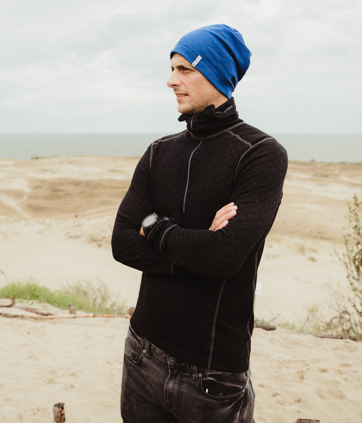 Black merino outlet turtleneck