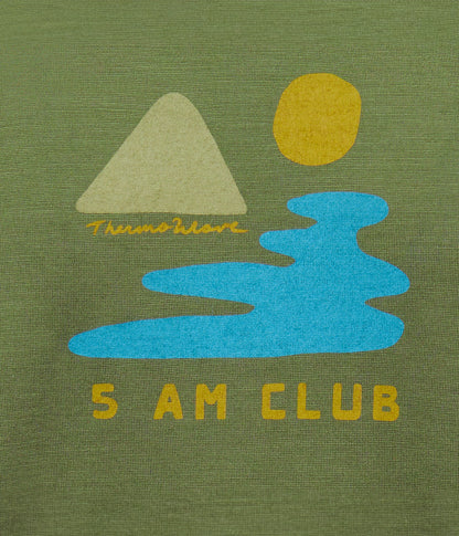 Merino Life Vyriški Marškinėliai „5 AM Club”