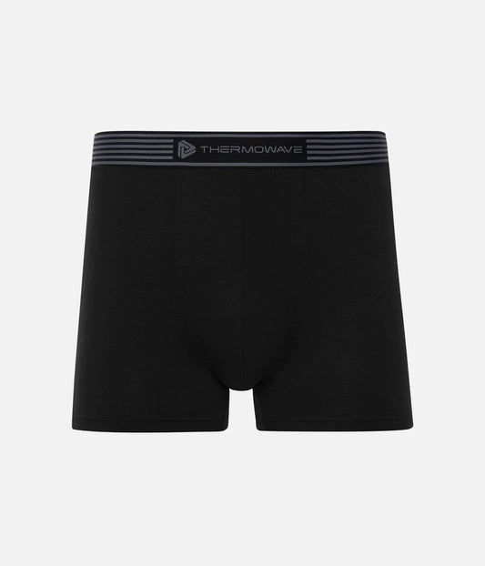 Heated Underwear- Warm Body Boxer Men's Heated Underwear Electric Panties  with 3 Heating Levels for Indoor Outdoor (Color : Black, Size : XL-XLarge)